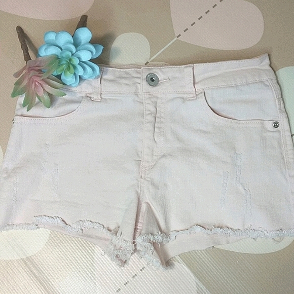Guess pale pink shorty shorts. Size 14